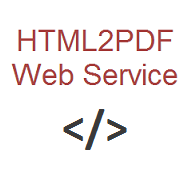 HTML2PDF Web Service